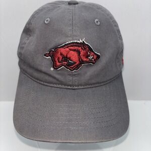 Arkansas Razorbacks Zephyr Gray Hat Cap Authentic Adjustable